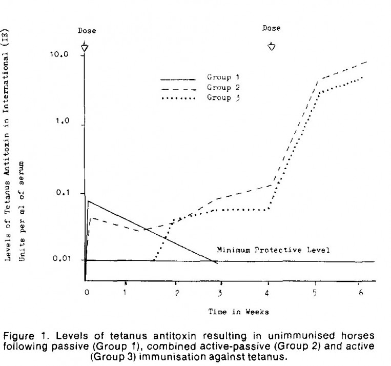 Combined passive and active immunisation